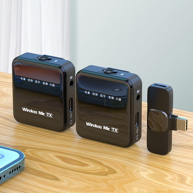 Wireless Lapel Microphone for Streaming and Vlogging