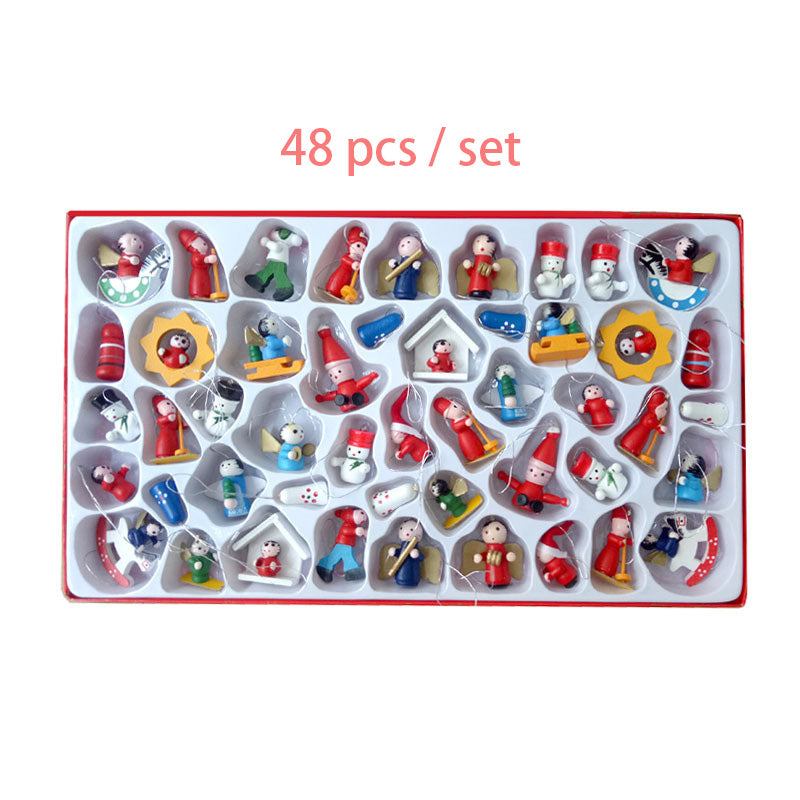 Wooden Christmas Ornaments for Cheerful Tree Decor