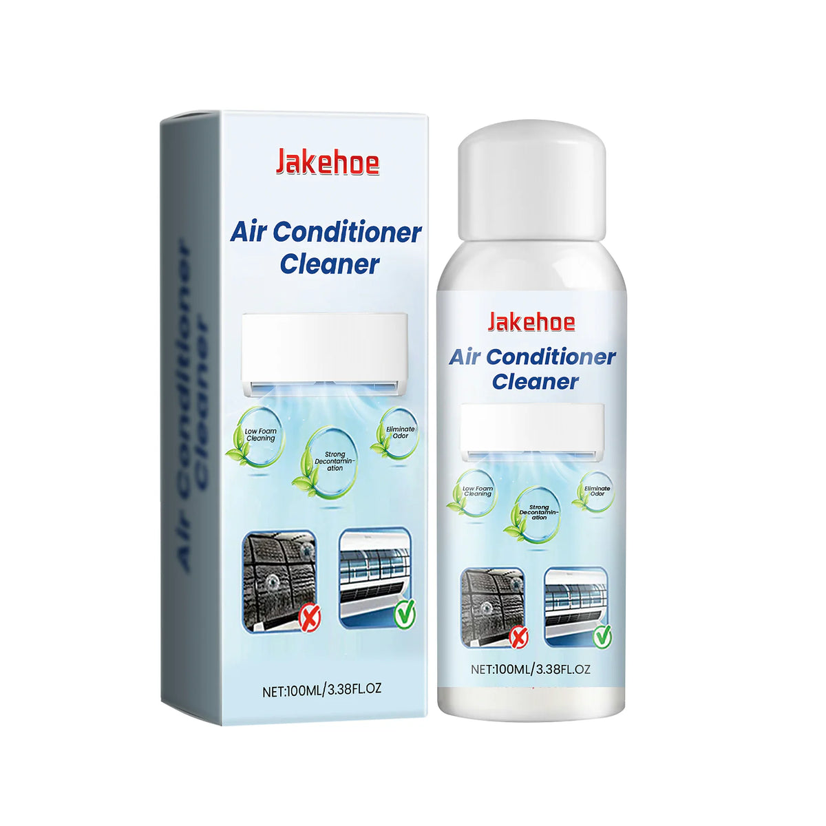 AC Coil Cleaner Foam — Kills Odor, No Residue