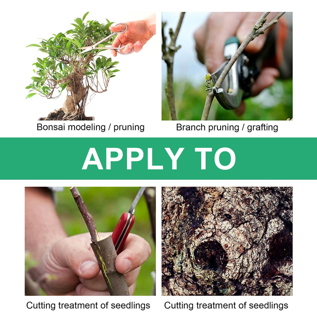 Tree Wound Sealer Paste for Pruning and Grafting Cuts