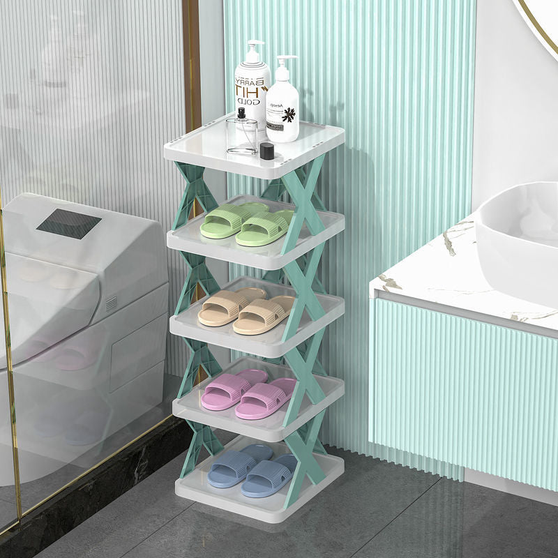 Narrow Shoe Rack Multi-Tier Entryway Storage Cabinet