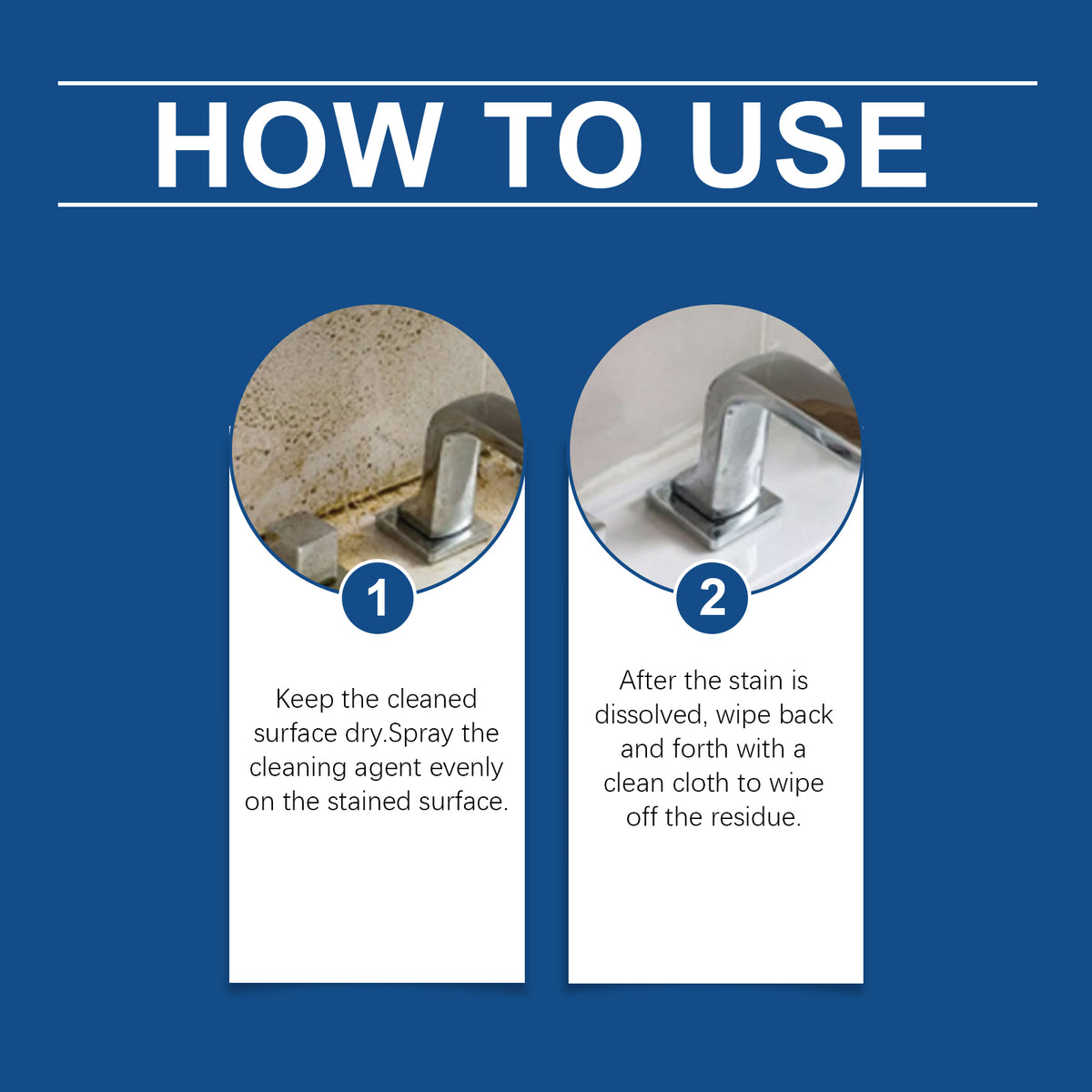 Decontamination Cleaning Spray for Stains, Oil & Mold