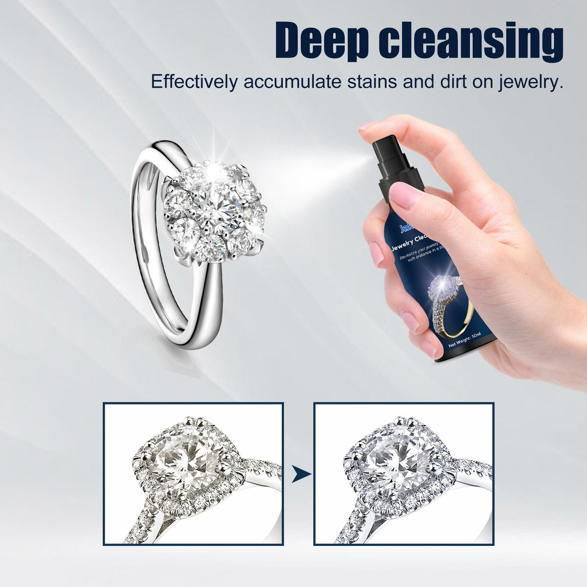 Jewelry Cleaner Spray for Fast, Residue-Free Shine