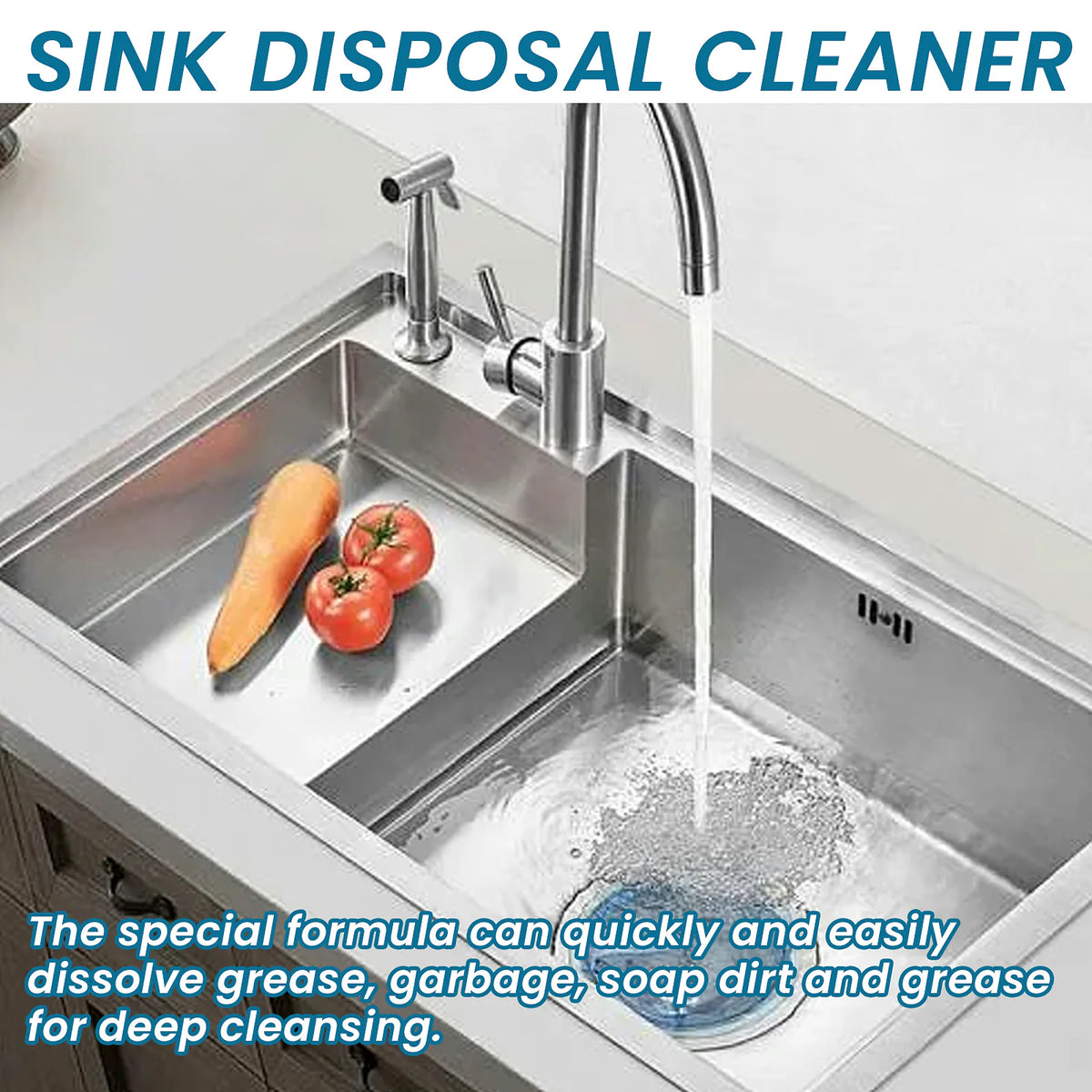 Sink Cleaning Tablets — Eliminate Garbage Disposal Odors