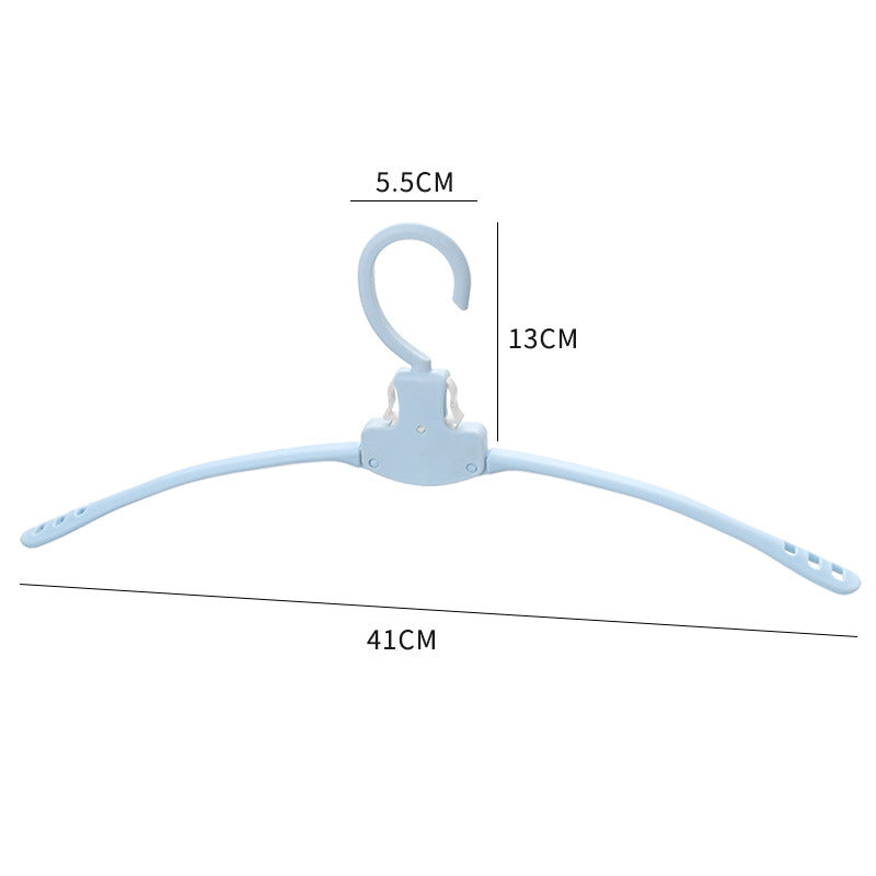 Foldable Non-Slip Travel Clothes Hanger for Packing Light