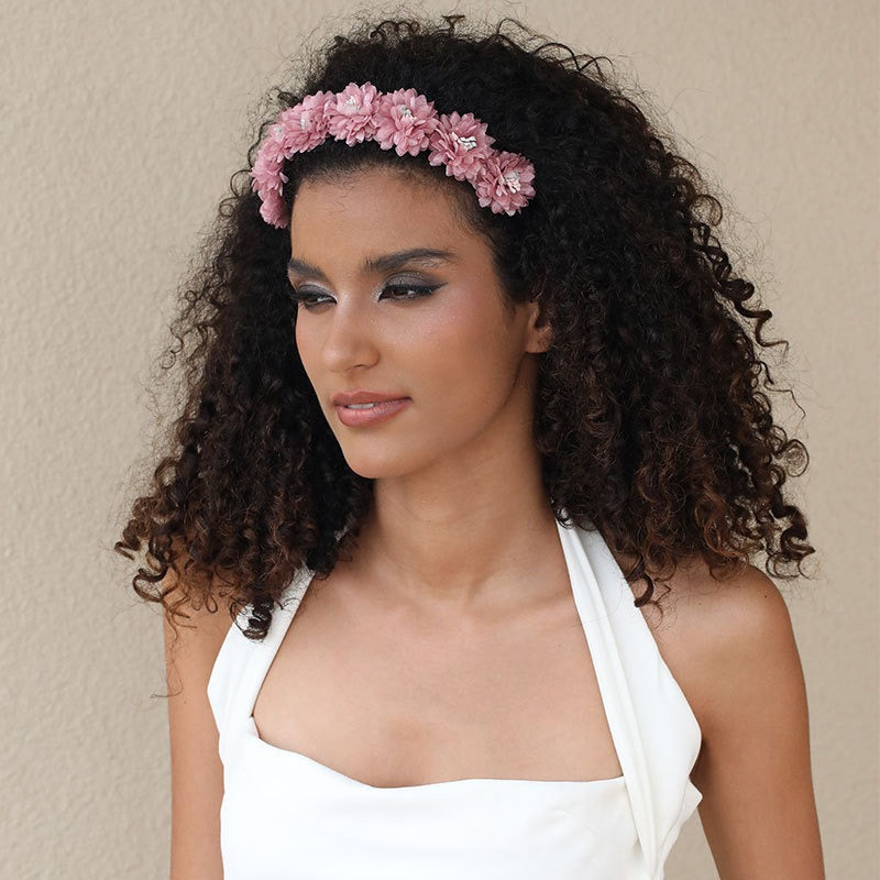 Floral Headband Hair Hoop for Romantic Statement Style