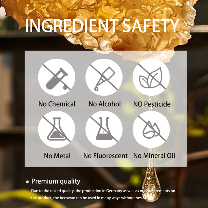 Pure Beeswax Granules for Furniture, Leather & DIY Wax