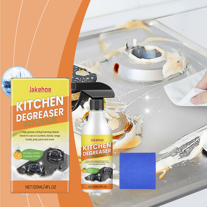 Kitchen Degreaser Foam Cleaner for Greasy Surfaces