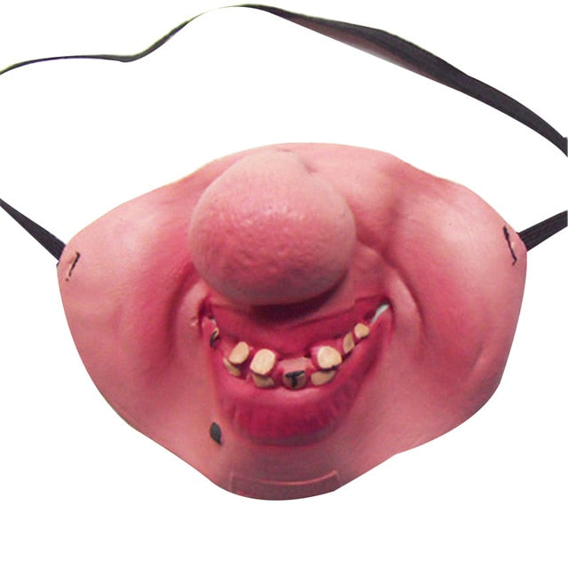 Latex Clown Mask for Instant Costume Transformation