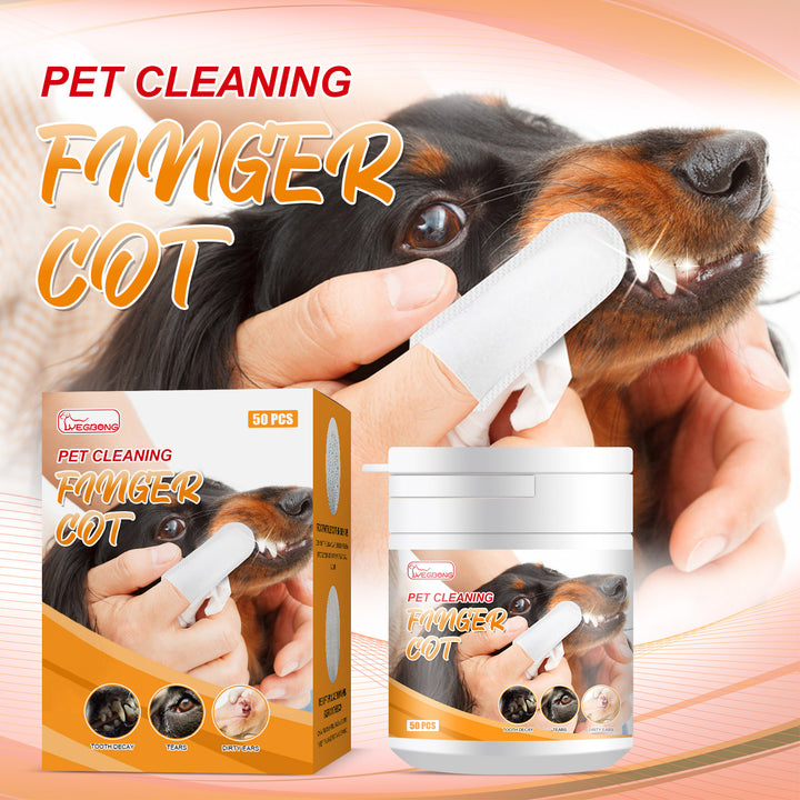 Pet Teeth Cleaning Finger Cots for Easy Fresh Breath