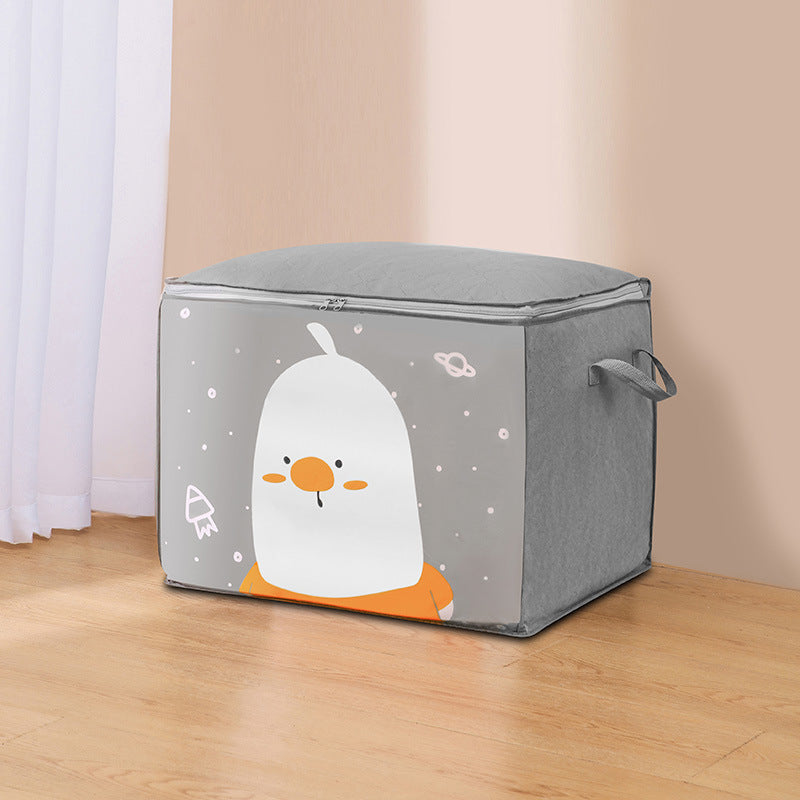 Large Cartoon Quilt Storage Bag, Moisture & Mildew Proof