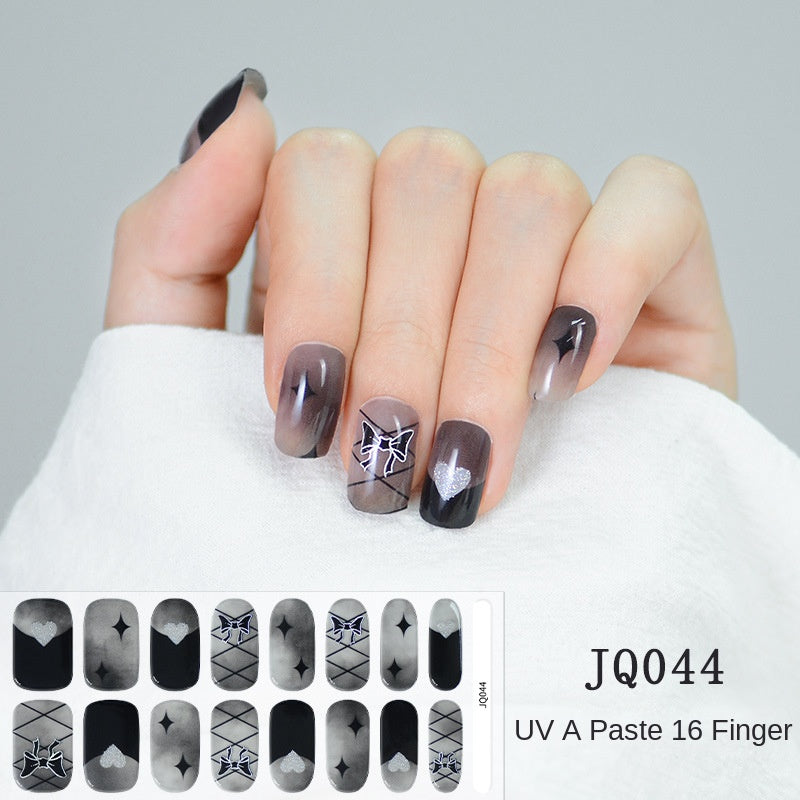 Semi-Cured UV Gel Nail Stickers — Salon Art in Seconds