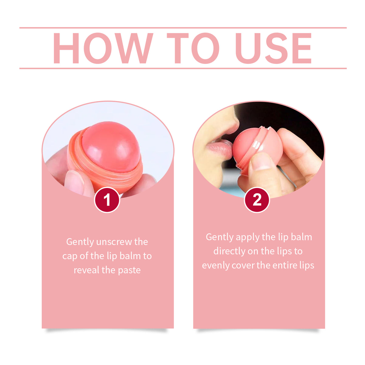 Portable Moisturizing Lip Balm for Soft, Smooth Lips
