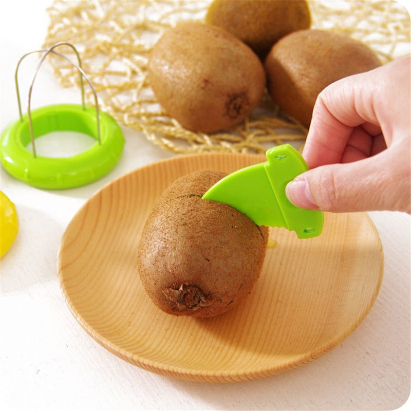 Stainless Steel Kiwi Slicer and Peeler, 2-Piece Set