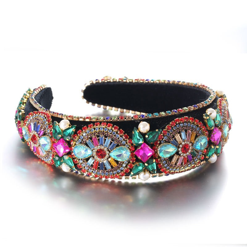 Baroque Pearl Hair Hoop for Glamorous Statement Style