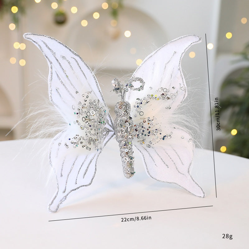 Christmas Fabric Butterflies for Sparkling Displays
