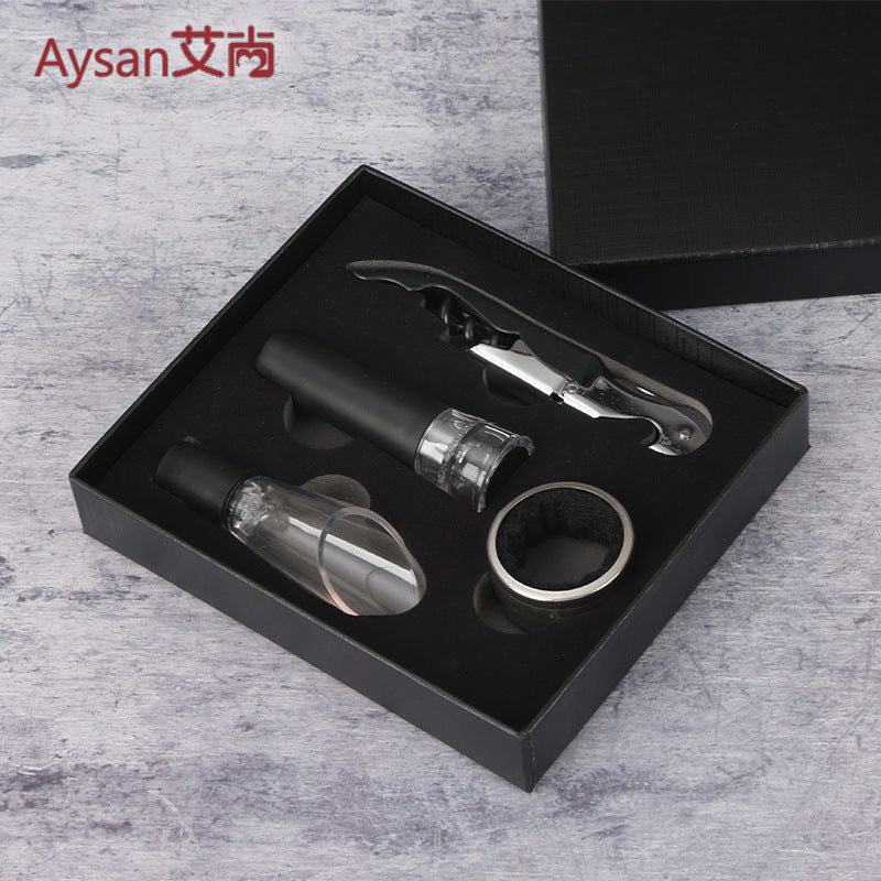 Wine Opener Set With Serving Tools & Presentation Box