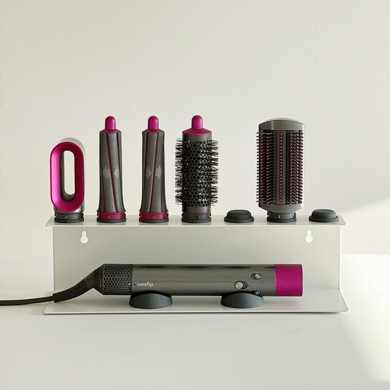 Wall Mount Hair Dryer and Straightener Holder for Bathroom