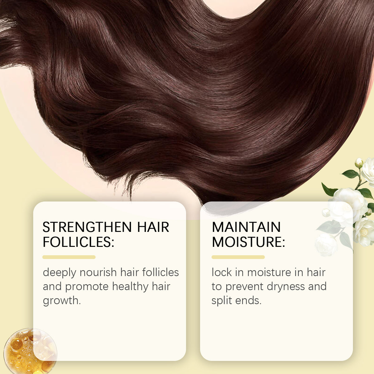 Camellia Oil Hair Spray for Dry, Smooth, Softer Hair