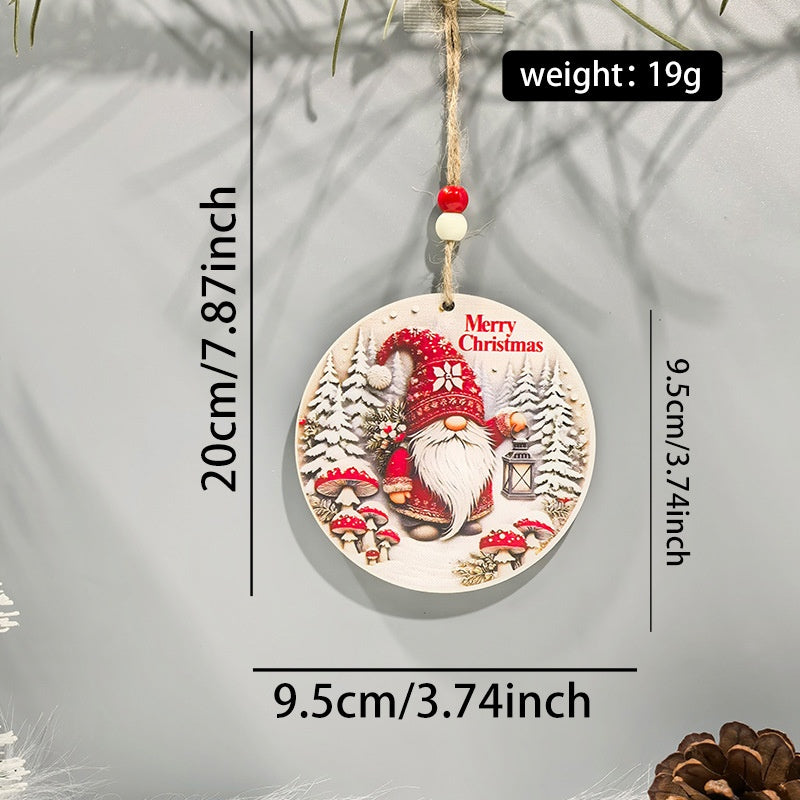 Christmas Hanging Ornament for Rustic Holiday Charm