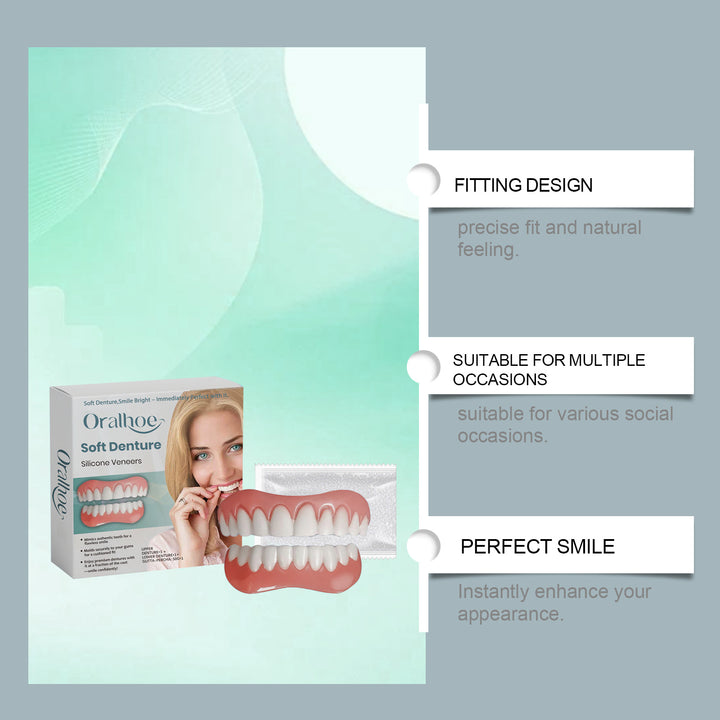 Removable Silicone Veneers for an Instantly Brighter Smile