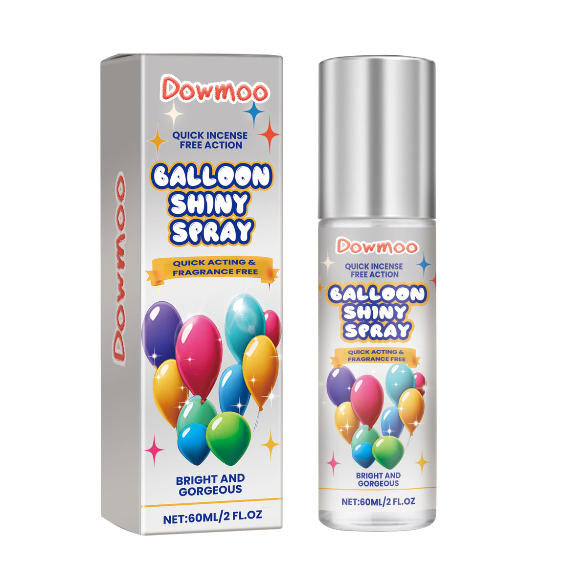 Latex Balloon Shine Spray for Long-Lasting Glossy Balloons