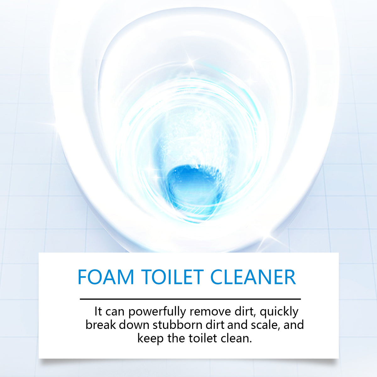 Foam Toilet Cleaner for Weekly Deep Bowl Cleaning Power