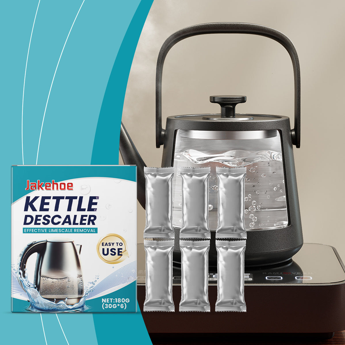Kettle Descaling Powder for Sparkling Clean Interiors