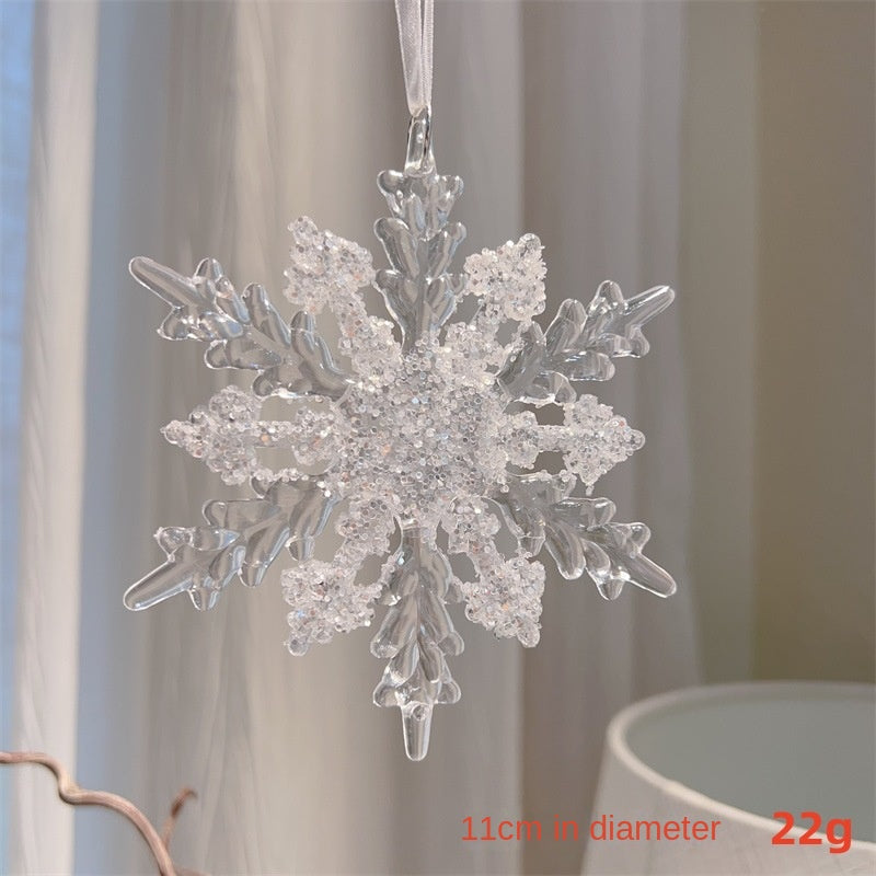Christmas Snowflake Ornaments for Elegant Tree Sparkle