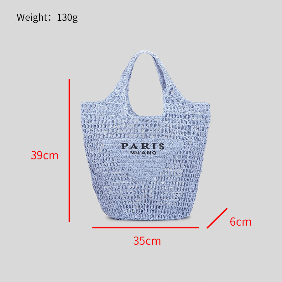 Knitted Tote Bag – Roomy Open-Weave Everyday Style