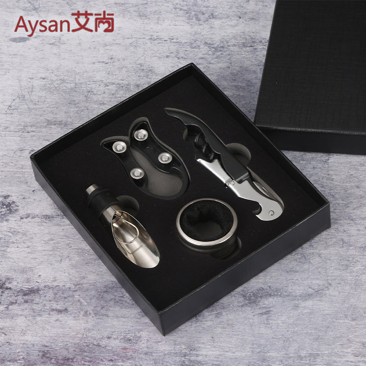 Wine Opener Set With Serving Tools & Presentation Box