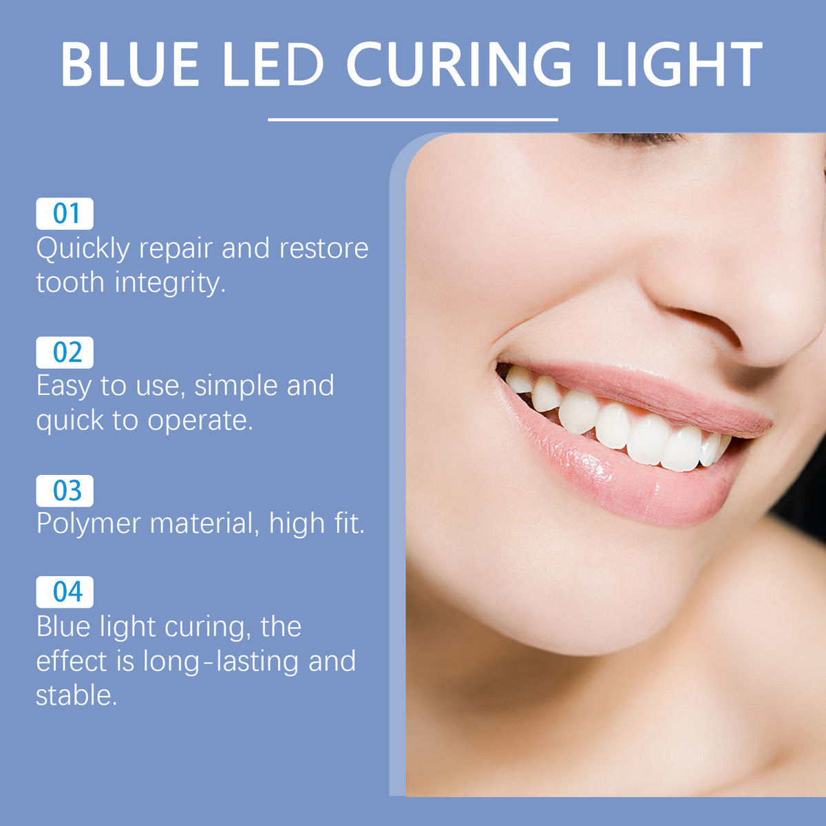 At-Home LED Teeth Brightening Device for Smile Care