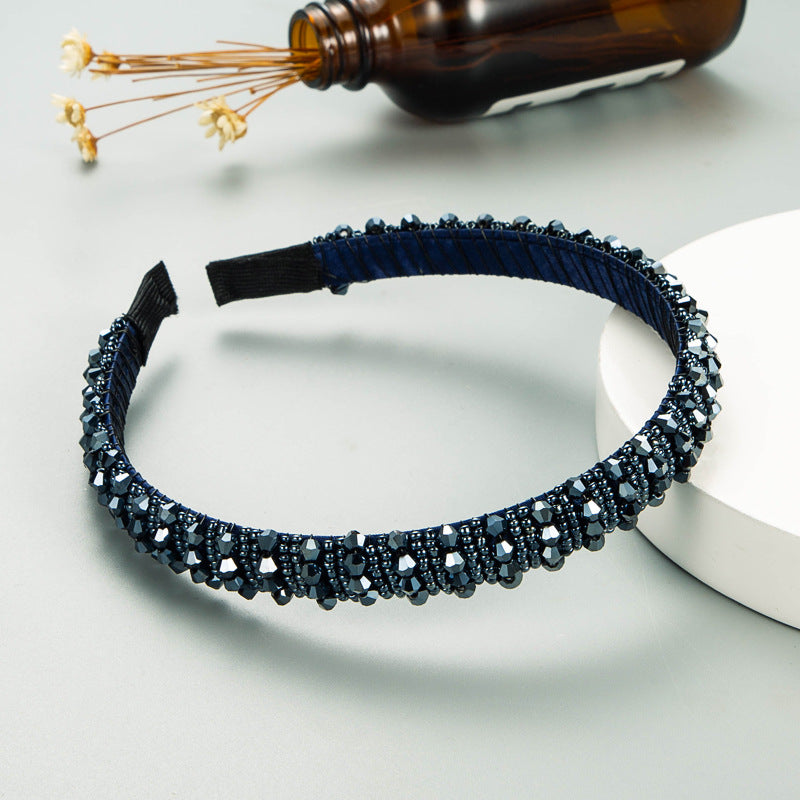 Crystal Hair Band for Face Washing & Elegant Styling