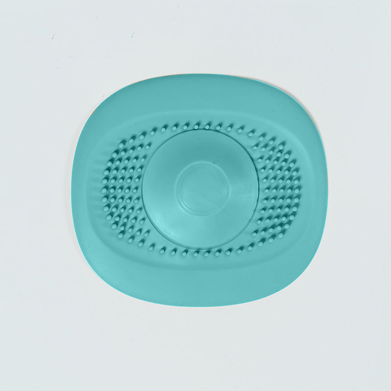 Silicone Hair Catcher Drain Cover with Press Stopper