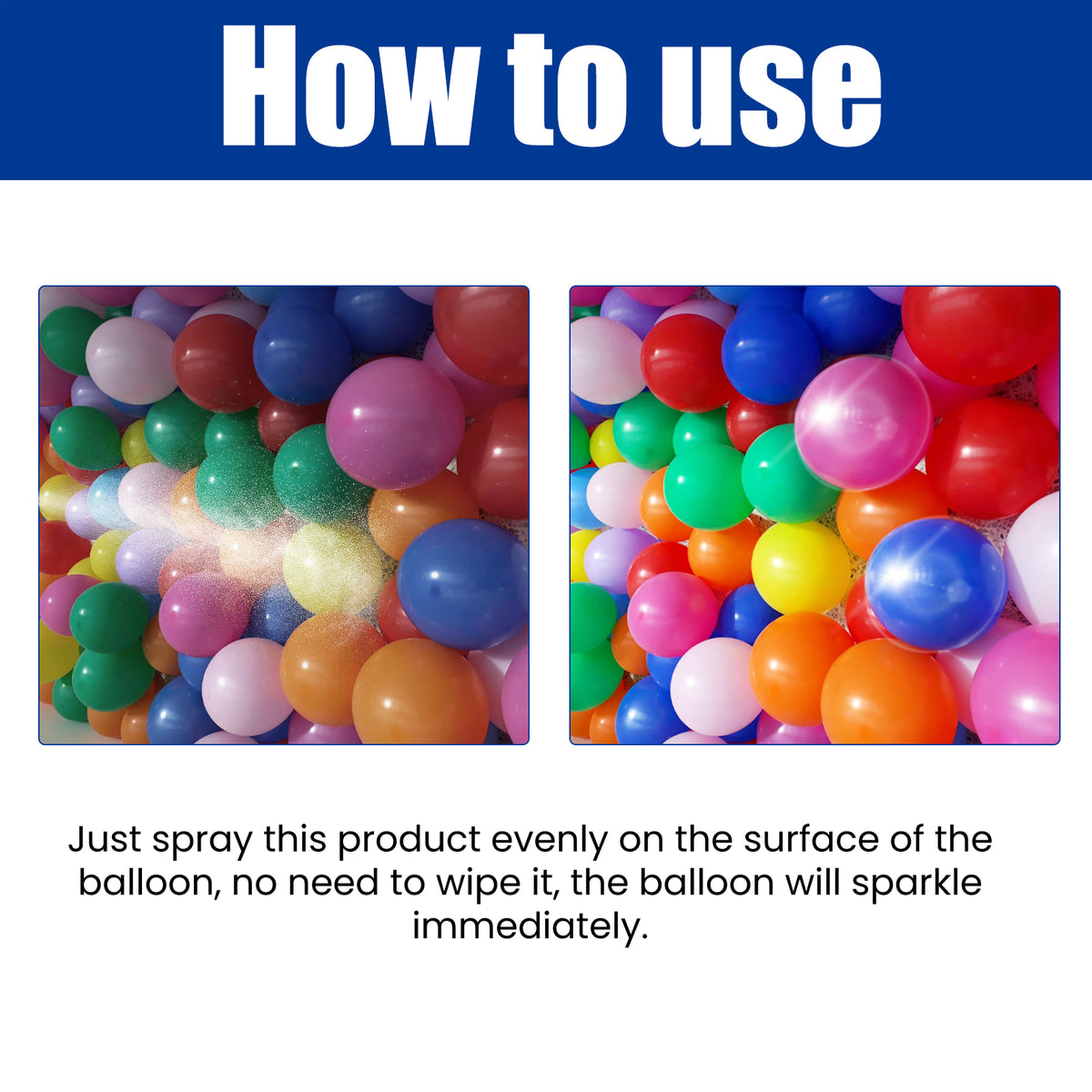 Balloon Shiny Spray for Long-Lasting Gloss Appearance
