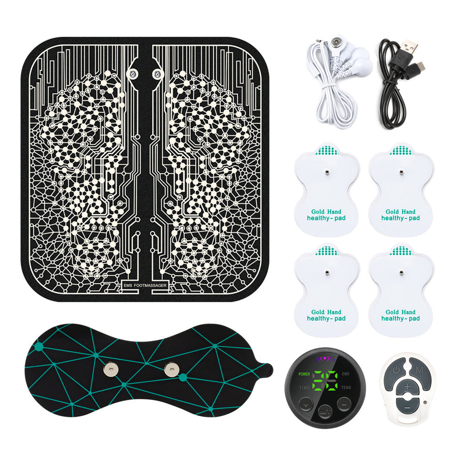 EMS Foot Massager Pad — Deep Muscle Relief with 39