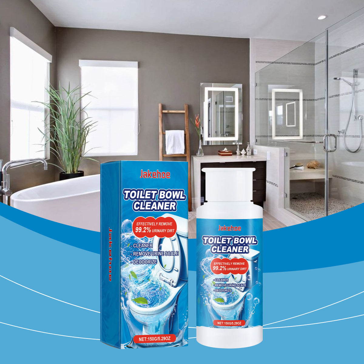 Toilet Bowl Cleaner for Urine Scale, Stains & Odor