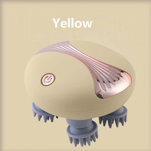 Handheld Scalp Massager With Red Light for Relaxation