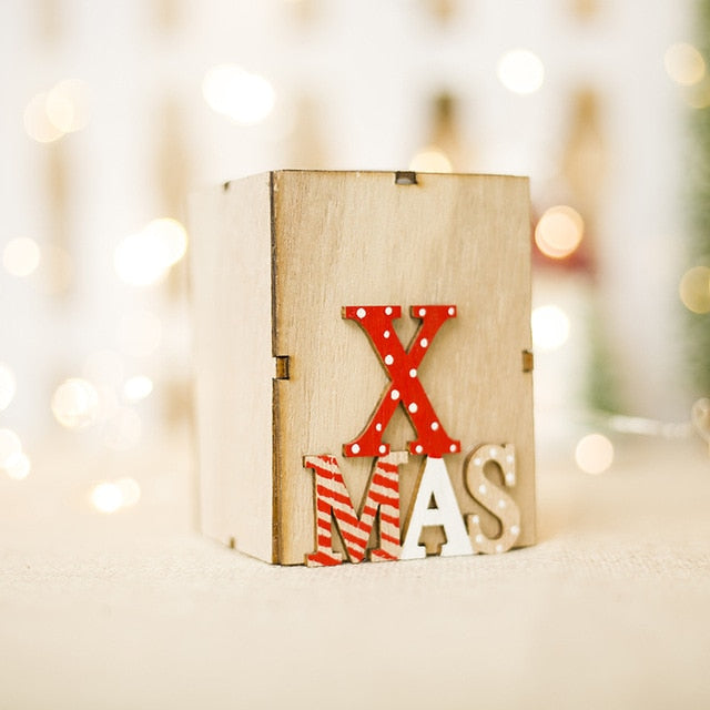 Wooden Christmas Candle Holders for Cozy Holiday Glow
