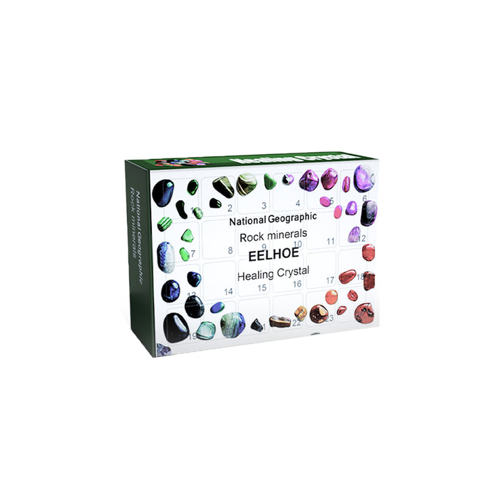 Rock Mineral Blind Box: 24-Grid Gem Collection Gift