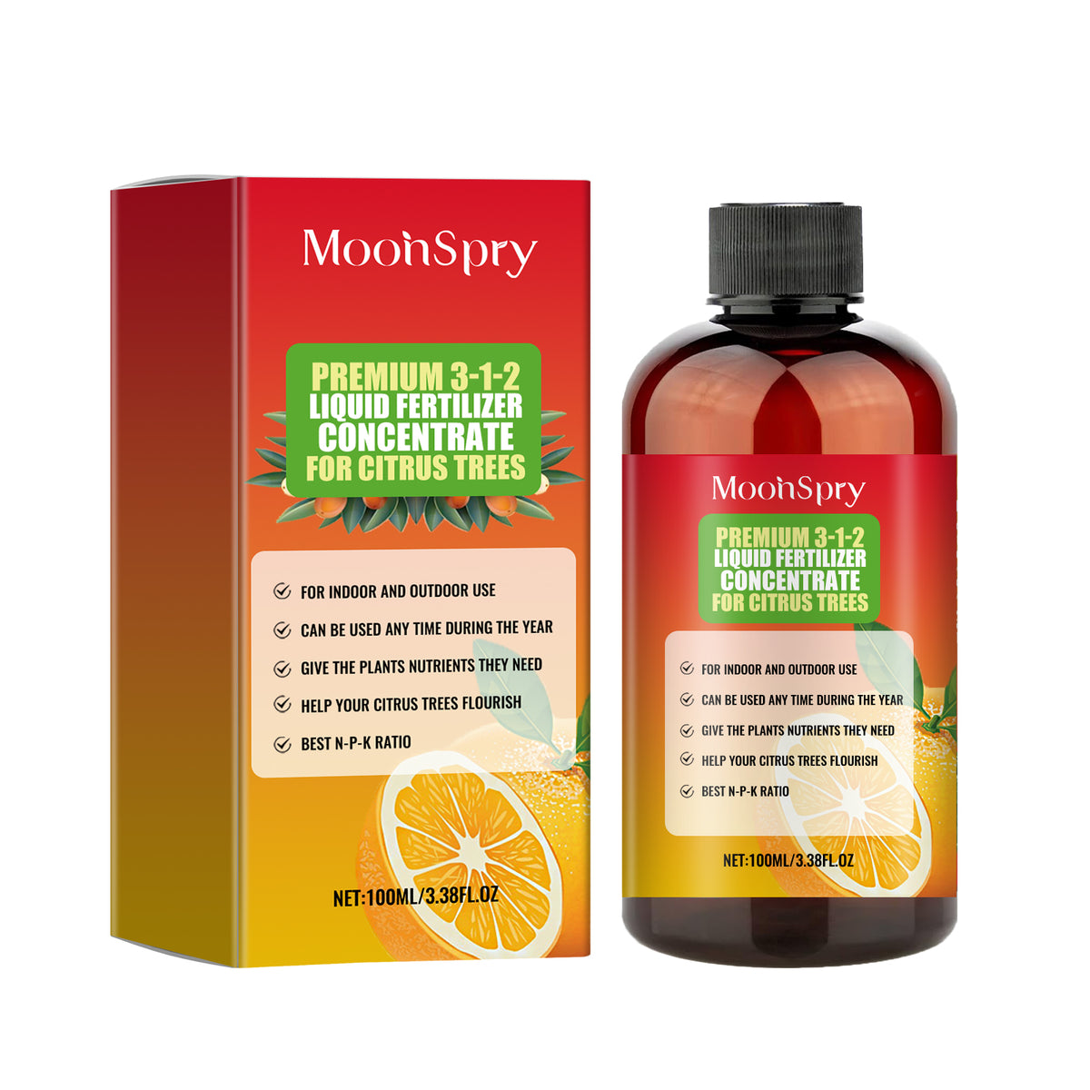 Citrus Tree Fertilizer 3-1-2 Liquid Concentrate 100ml