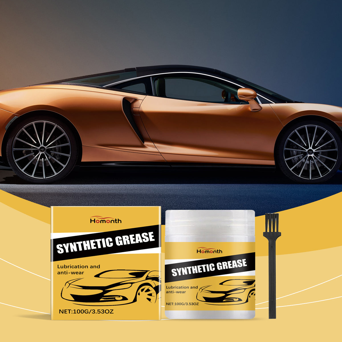Automotive Synthetic Grease for Long-Lasting Lubrication