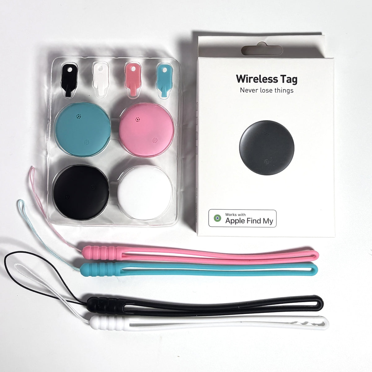 Find My Pet Tracker, Thin Waterproof AirTag Alternative