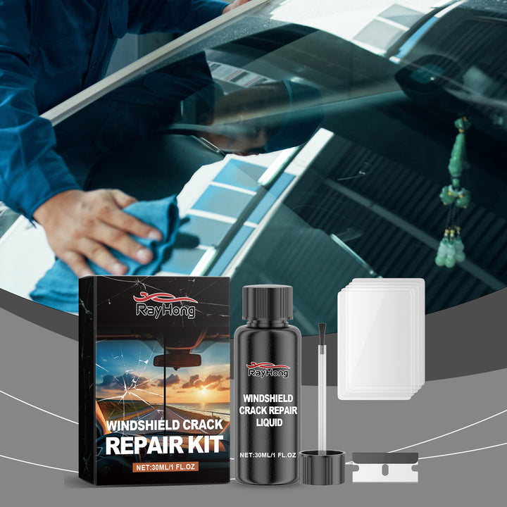 Windshield Repair Kit for Small Cracks, Chips & Clarity