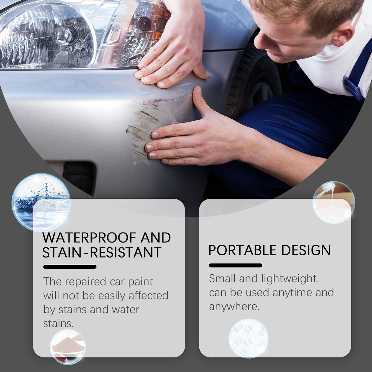 Car Scratch Repair Pen for Glossy DIY Paint Touch-Ups