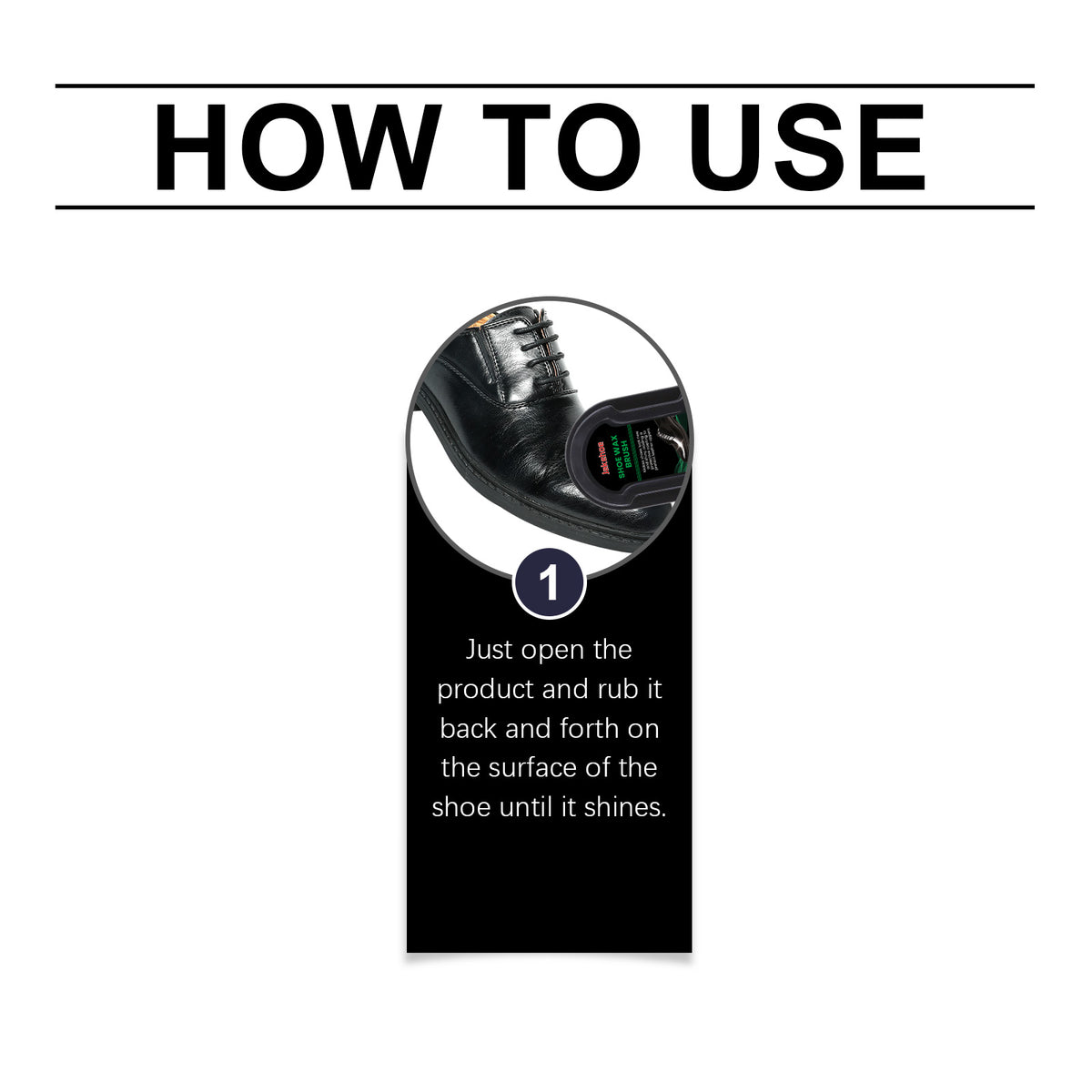 Portable Shoe Polish Sponge for Leather Shine & Protection
