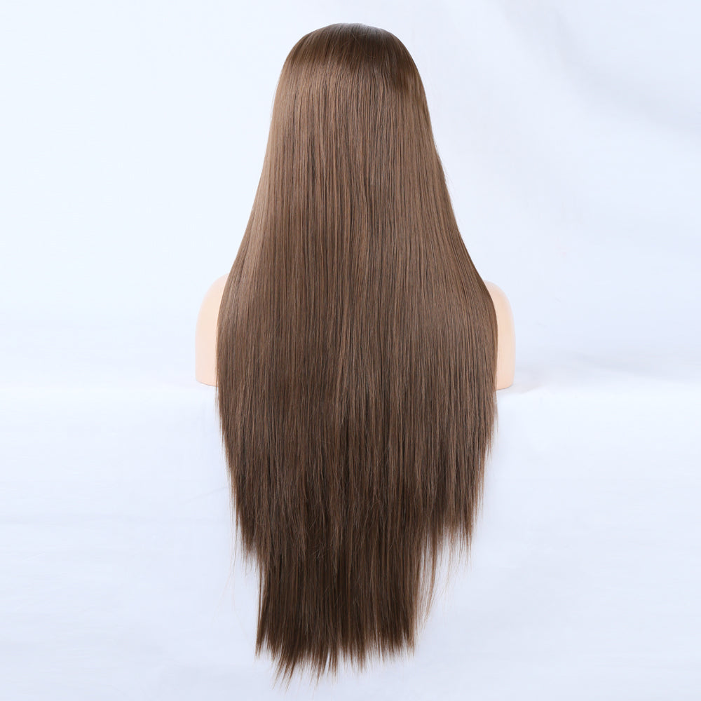 Lace Front Wig for Long, Sleek Brunette Hair Looks