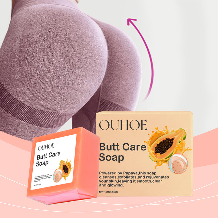 Papaya Butt Care Soap for Smooth, Soft Buttocks Skin
