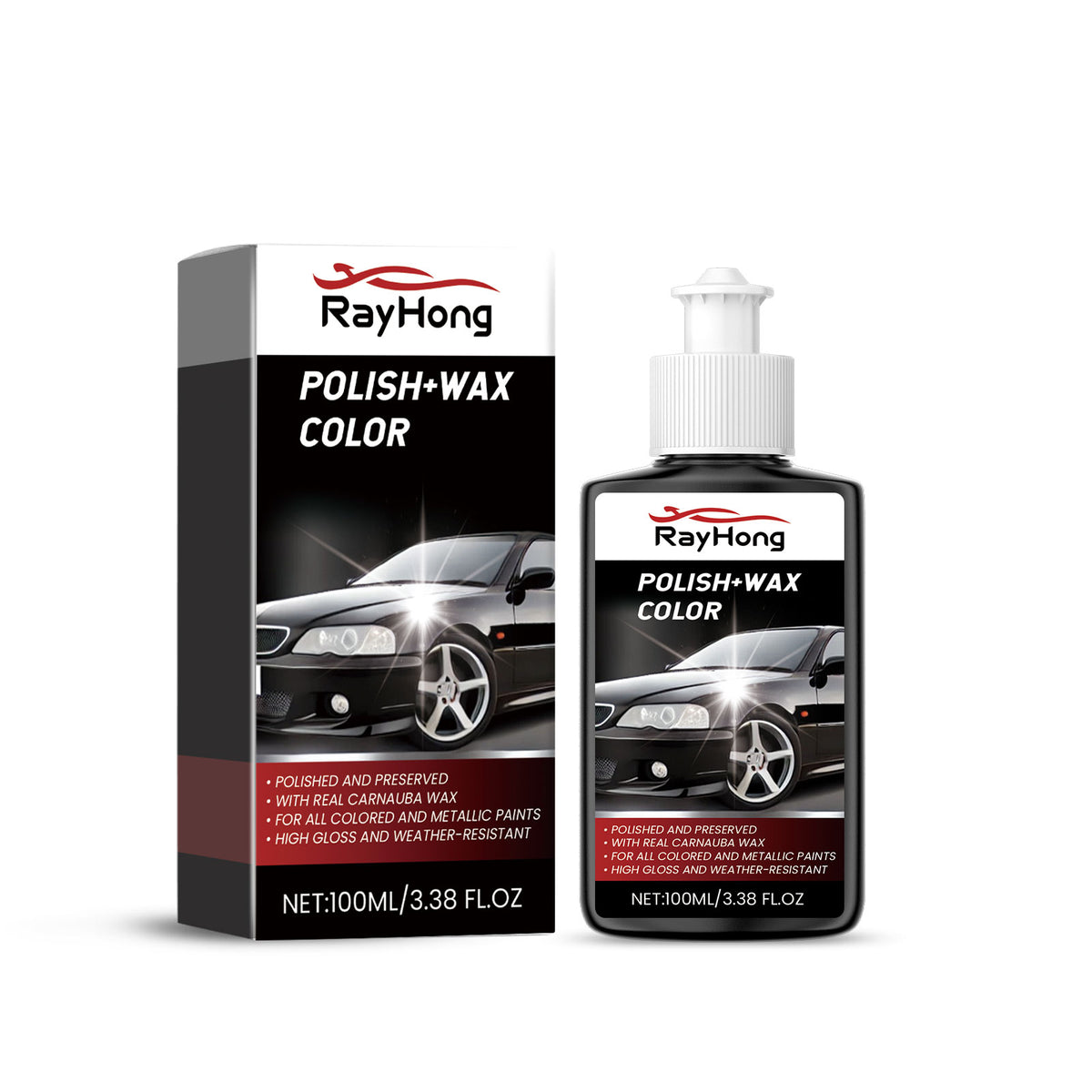 Car Polish and Wax for Glossy, Weather-Resistant Paint