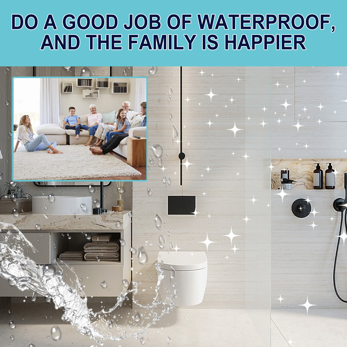 Waterproof Polyurethane Coating for Reliable Leak Sealing